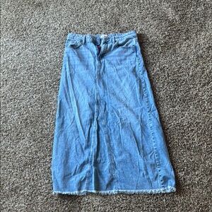 Denim Maxi Skirt size 8 / 29